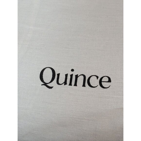 Quince European 100% Linen Duvet Cover 3PC Set Light Grey King/Cal King -NEW - Picture 2 of 8